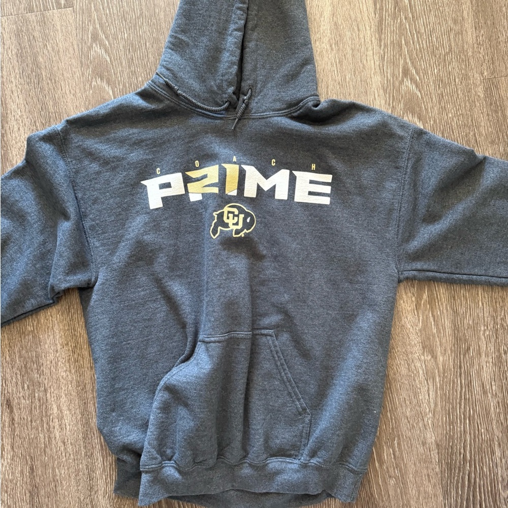 CU Boulder Prime Charcoal Hoodie sweatshirt